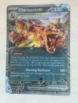 Pokemon TCG Charizard Ex 3D (Jumbo Card) Promo Oversized Ultra Rare NM - Image 2