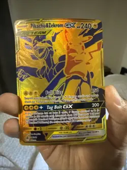 Pikachu & Zekrom GX SM248 Promo Black Star Holo Rare Pokemon TCG NM Card - Image 1