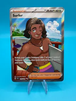 Pokemon TCG Surfer Surging Sparks Full Art Ultra Rare Card 235/191 - Image 1