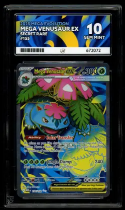 Mega Venusaur EX 155/132 - ACE 10 - Mega Evolution - Pokemon Card - Image 1