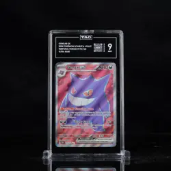 Gengar ex 193/162 SV05: Temporal Forces Graded Tag 9 Pokemon Card Tcg - Image 1