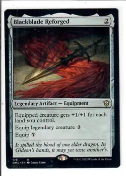 Blackblade Reforged 178 Rare Commander: Dominaria United Magic: The Gathering NM - Image 1