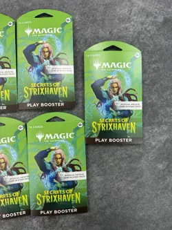 Magic The Gathering Secrets Of Strixhaven Play Boosters Lot Of 5 NEW SEALED - Image 2