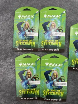 Magic The Gathering Secrets Of Strixhaven Play Boosters Lot Of 5 NEW SEALED - Image 3