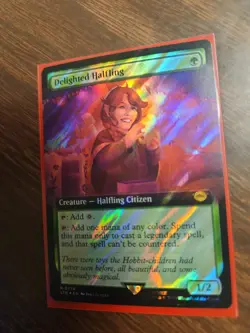 Delighted Halfling (Extended Art) (Surge Foil) Universes Beyond: the Lord of the - Image 1