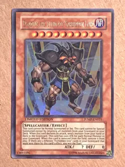 yugioh Exodius the Ultimate Forbidden Lord JUMP-EN025 NM Ultra Rare Limited Ed - Image 1