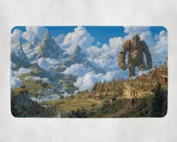 Tribal Giants Themed Playmat - Kawaii Anime Style Gaming Mat for MTG, YuGiOh - Image 1
