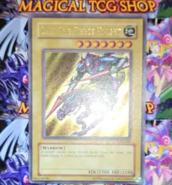Yugioh Gaia The Fierce Knight LOB-006 Ultra Rare Original Print Konami 2002 NM - Image 4