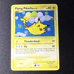 Flying Pikachu 113/111 Rising Rivals Holo Secret Rare Pokemon MP Moderate Play - Image 1