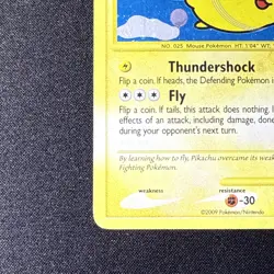 Flying Pikachu 113/111 Rising Rivals Holo Secret Rare Pokemon MP Moderate Play - Image 5