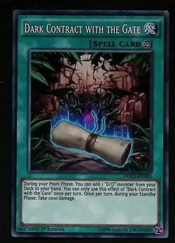 Dark Contract with the Gate - DOCS-EN093 - Common - 1st Edition - Yugioh - Image 1
