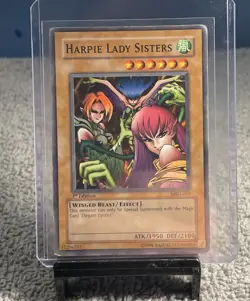 Yugioh Harpie Lady Sisters MRD-009 Super Rare Original 1st edition MP grade - Image 1
