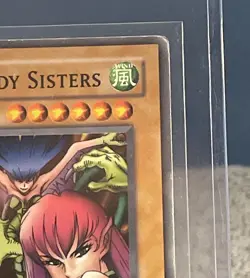 Yugioh Harpie Lady Sisters MRD-009 Super Rare Original 1st edition MP grade - Image 4