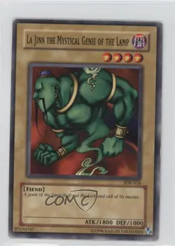 La Jinn the Mystical Genie of Lamp Unlimited YuGiOh Starter Deck Kaiba #SDK-026 - Image 1