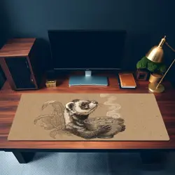 Cute Ferret Ramen Playmat - Kawaii Anime Style Gaming Mat for MTG, YuGiOh - Image 3