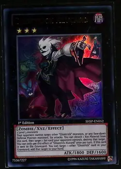 Ghostrick Alucard - SHSP-EN052 - Ultra Rare - 1st Edition - Yugioh - Image 1