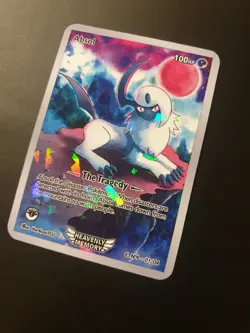 ✨ Pokemon Absol Kristall | Custom Card ** Exklusive ** Kunstkarte ** RARE ✨ - Image 2