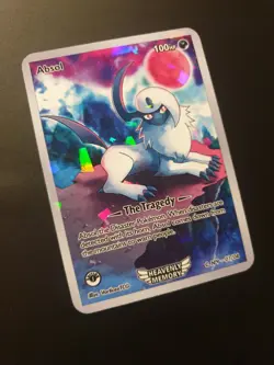 ✨ Pokemon Absol Kristall | Custom Card ** Exklusive ** Kunstkarte ** RARE ✨ - Image 3