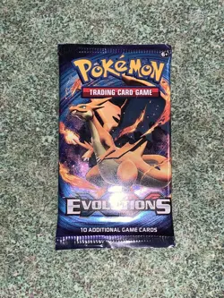 Pokemon XY Evolutions Booster Pack Trading Card Game (Charizard Art Pack) Sealed - Image 1