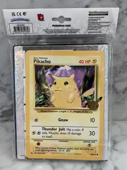 POKEMON TRADING CARD GAME PIKACHU TRAIN ON BINDER PORTFOLIO ALBUM W/ JUMBO CARD - Image 2