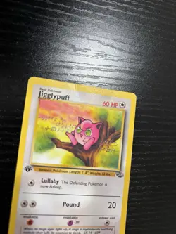 Jigglypuff 54/64 1st Edition Jungle Regular Pokemon Card English 1999 WOTC - Image 3