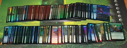 235x Foundations Foil C/UC/Basic Land card lot w/1x Empty Bundle Box MTG - Image 1