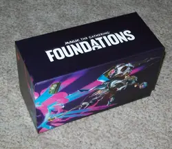 235x Foundations Foil C/UC/Basic Land card lot w/1x Empty Bundle Box MTG - Image 3