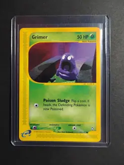 Grimer 79/147 Aquapolis Non-Holo NM Vintage Pokemon Card 2002 - Image 3