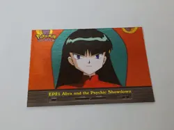 2000 Topps Pokemon TV #EP21 Abra and the Psychic Showdown Silver Foil - Image 1