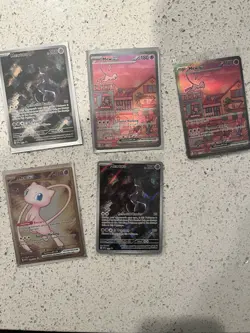 Pokemon TCG Mew ex SVP 053 Scarlet Violet 151 UPC Promo Full Art Card - Image 1