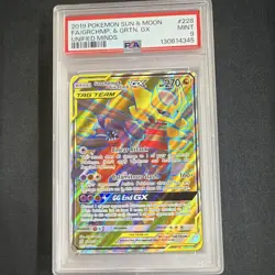 Garchomp & Giratina GX 228/236 Unified Minds FA Holo EN PSA 9 2019 - Image 1