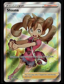 Pokemon TCG SWSH08: Fusion Strike #263/264 Shauna (Full Art) - Image 1