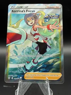 Korrina's Focus 160/163 Ultra Rare Battle Styles Pokemon Holo Near Mint - Image 1