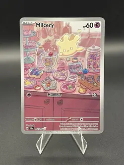 Milcery 152/142 Sv07: Stellar Crown Holo Illustration Rare Pokemon - Image 1