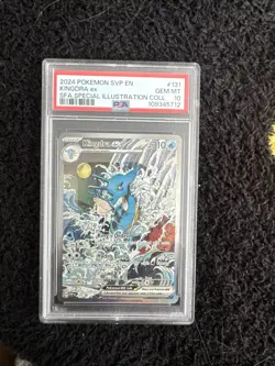 2024 POKEMON SVP SPECIAL ILLUSTRATION COLLECTION PROMO #131 KINGDRA EX PSA 10 - Image 1
