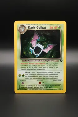 Dark Golbat 7/82 Holo Rare Team Rocket Pokemon Unlimited Holo Lightly Played - Image 1