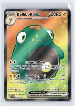 Pokemon TCG - Bellibolt ex - 237/193 - SV02: Paldea Evolved LP - Image 1
