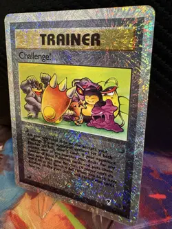 Pokemon Legendary Collection Reverse Holo Challenge! Trainer 106/110 LP WOTC - Image 2