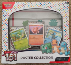 Pokemon TCG Scarlet and Violet 151 Poster Collection Box Sealed -3 Packs +1 MEPO - Image 1