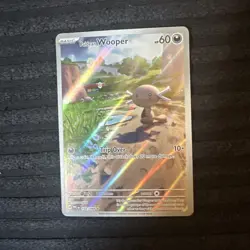 Pokemon TCG Paldean Wooper Illustration Rare 102/094 Phantasmal Flames - Image 1