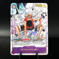 Monkey.D.Luffy EB02 Manga PROXY CARD- ENGLISH- High Quality Texture - Image 1