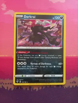 Pokemon Card Darkrai Darkness Ablaze Cosmo Holo Rare 105/189 Near Mint - Image 1