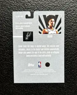 2025-26 Topps DYLAN HARPER Limited Stock Legends Holo RC #LST-2 SP! *Spurs - Image 2