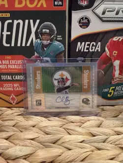 Panini 2025 Donruss Optic Chris Boswell Auto Prizm Hash Marks Holo Steelers - Image 1