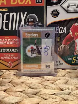 Panini 2025 Donruss Optic Chris Boswell Auto Prizm Hash Marks Holo Steelers - Image 2