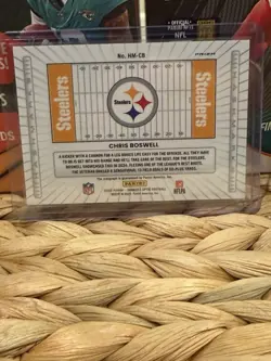 Panini 2025 Donruss Optic Chris Boswell Auto Prizm Hash Marks Holo Steelers - Image 5