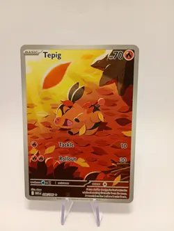POKEMON TCG - Tepig 096/086 SV White Flare - Illustration Rare - Image 1