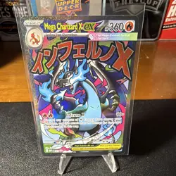 Pokemon TCG Mega Charizard X EX Full Art Holo Promo Me: Mega Evolution 023 a1 - Image 1