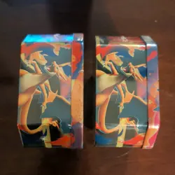 Pokemon 2 Tin Mega Charizard X + Y ex Tin Bundle Lot- 2 Tins FreeShip - Image 4