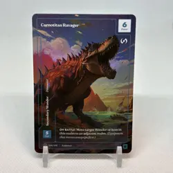 Wonders Of The First CCG Carnotitan Ravager Formless Foil UNCOMMON Land 240/401 - Image 1
